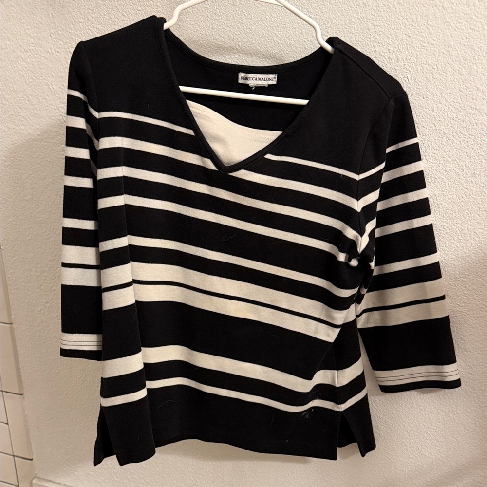 Rebecca Malone Classic Black Top